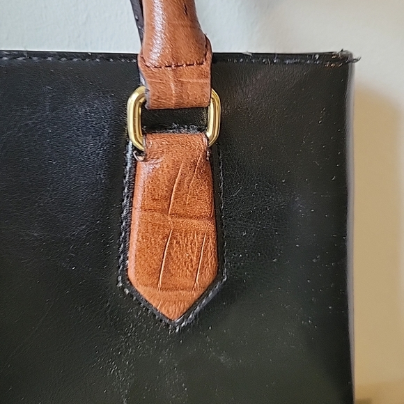 VINTAGE BELLE ROSE HAND PAGE PURSE WITH BUILT IN WALLET/ORGANIZER 11.5" X 8.5" - Picture 5 of 11